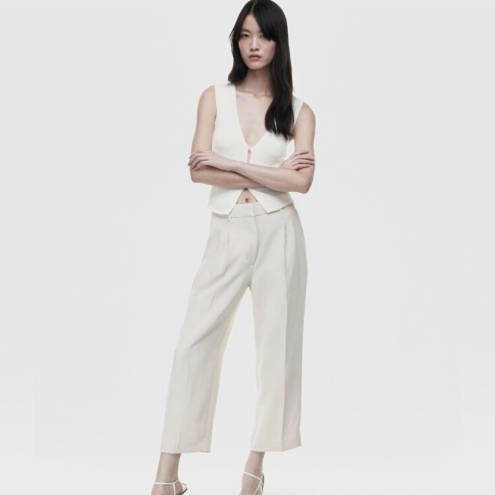Wilfred Effortless pant cropped 0 tall 25.5” light birch